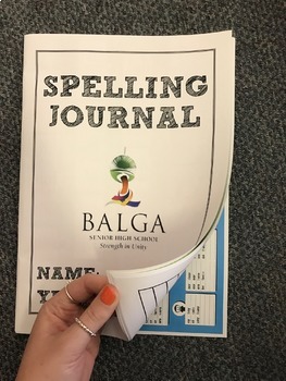Preview of SPELLING JOURNAL + HAVE A GO PAD