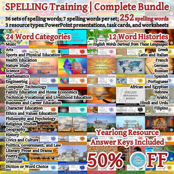 Preview of SPELLING Training | Complete Bundle