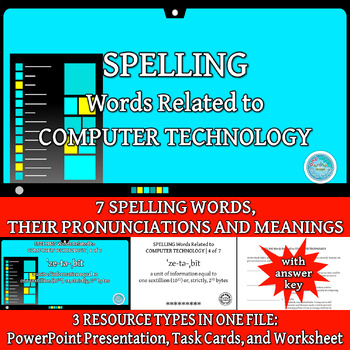Preview of SPELLING Words Related to COMPUTER TECHNOLOGY