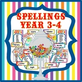 SPELLINGS YEAR 3-4 TEACHING RESOURCES ENGLISH LITERACY VOCABULARY