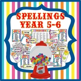 SPELLINGS YEAR 5-6 TEACHING RESOURCES ENGLISH LITERACY VOCABULARY