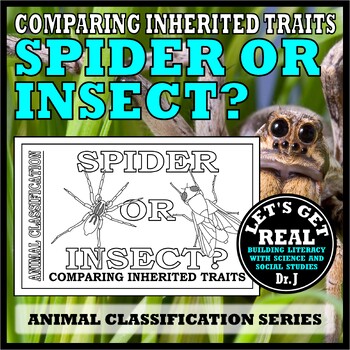 Preview of Comparing Inherited Traits: SPIDER OR INSECT? (Animal Classification)