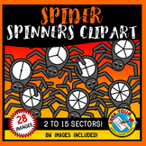 SPIDER SPINNERS CLIPART FOR HALLOWEEN ACTIVITIES OCTOBER U