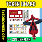 SPIDERMAN Token Board + 90 reinforcers
