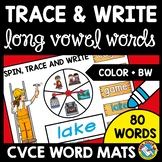 SPIN TRACE WRITE LONG VOWEL WITH SILENT E CENTER ⭐ WORD WO