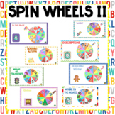 SPIN WHEELS PART II FOR POWER POINT DISTANCE LEARNING