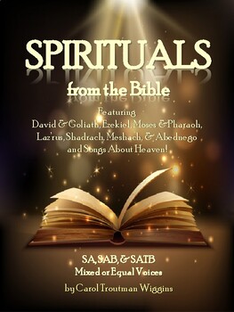 Preview of SPIRITUALS from the BIBLE (David & Goliath, Ezekiel, Moses &Pharaoh, etc.)