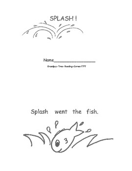 Preview of SPLASH!    Early Emergent Book Level A/B