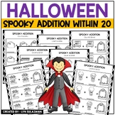 Spooktacular Halloween Math Worksheet (Addition within 20)