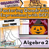 SPOOKY HALLOWEEN THEME:  Factoring Quadratic Expressions (