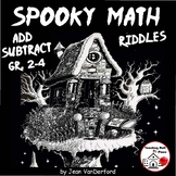 SPOOKY MATH RIDDLES ... Add & Subtract ... Color by Code  