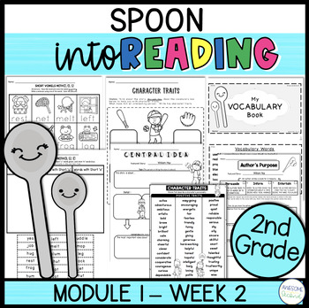 Preview of SPOON | HMH Into Reading | Module 1 Week 2