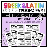 SPOONS Game with Greek and Latin Roots - Engaging Roots Game