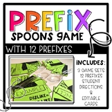 SPOONS Game with Prefixes - Engaging Prefix Game