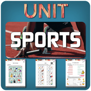 Preview of SPORTS: A complete unit for ESL learners!