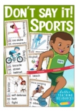 SPORTS Don´t say it! English / ESL guessing game / explain
