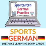 SPORTS German Distance Learning | Sport German BOOM Cards SPORTS