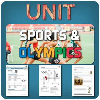 Preview of SPORTS & OLYMPICS – A complete unit for ESL students!