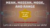 SPORTS PRACTICE WITH: MEAN, MEDIAN, MODE, AND RANGE