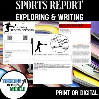 Preview of SPORTS REPORT or ARTICLE WRITING - JOURNALISM - PRINT OR DIGITAL