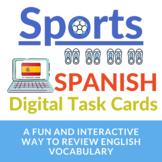 SPORTS Spanish Distance Learning | Sport Spanish BOOM Card