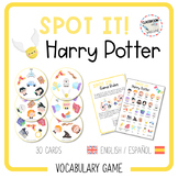 SPOT IT HARRY POTTER - vocabulary game [English & Spanish]