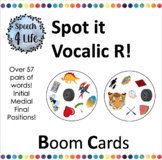 SPOT IT - VOCALIC R!! BOOM CARDS - No Prep