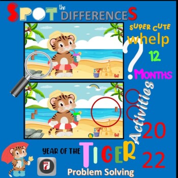Preview of SPOT THE DIFFERENCES VOL.2 The year of tiger theme Search and Fine Game