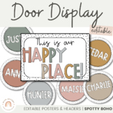 SPOTTY BOHO Door Display | Editable