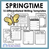 SPRING 15 Writing Templates Differentiated for 1st Grade A