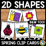 SPRING 2D SHAPES MATCHING MARCH MATH SORT IDENTIFY CLIP FL
