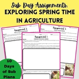 SPRING AGRICULTURE Sub Day and Out of Class Assignments (10 Days)