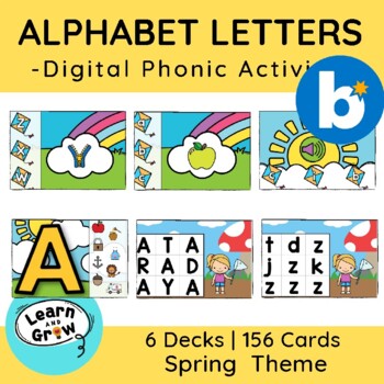Alphabet A4 Laminated ABC Phonics Sound Mat with 2 Pens for Children Learning 