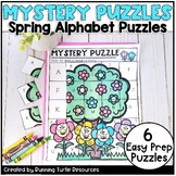 Spring Mystery Puzzles, Spring Letter Matching and Beginni