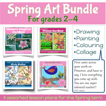 Chalk Pastel FLORAL BOUQUET Art Activity