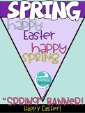 SPRING BANNER: Writing Activity