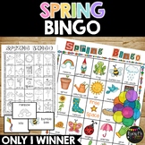 Spring Bingo Activity 25 Different Bingo Cards One Winner 