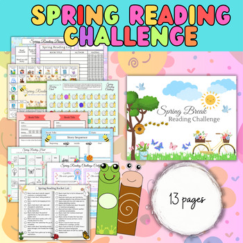 Preview of SPRING BREAK READING CHALLENGE **BUNDLE ALERT**