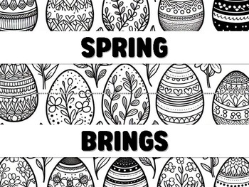 Preview of SPRING BRINGS EASTER! Easter Craft and Decor Kit