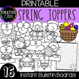 SPRING Bulletin Board Toppers {Made by Creative Clips}