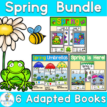 Preview of Interactive Books SPRING BUNDLE- 6 Adapted Books