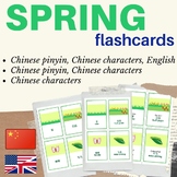 CHINESE SPRING FLASH CARDS | Chinese flashcards Spring