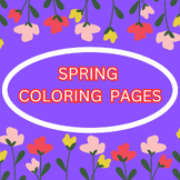 SPRING COLORING PAGES