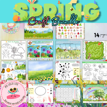 Preview of SPRING CRAFT BUNDLE (Bundle)|Actitivies|Spring