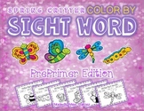 SPRING CRITTERS - PrePrimer - Color By Sight Word Printables