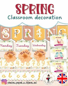 Preview of SPRING Classroom Decoration