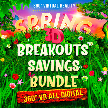 Preview of SPRING DIGITAL 360 VR BREAKOUTS/ESCAPE ROOMS  BUNDLE SAVINGS!!!