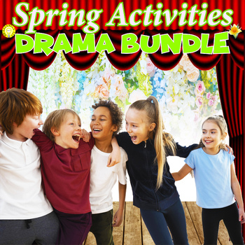 Preview of SPRING DRAMA FUN - Spring readers theater mystery + drama games grade 5 6 7 8