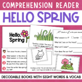 HELLO SPRING Decodable Reader First Day of Spring Activity