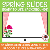 SPRING FLOWERS Fun Cute PowerPoint / Google Slides BACKGRO